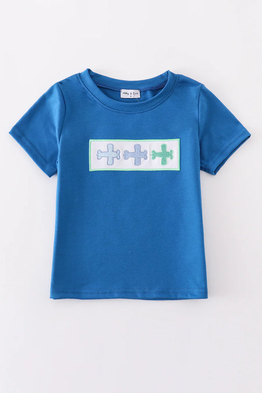 Airplane Smocked Tee