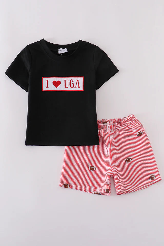 I LOVE UGA short set
