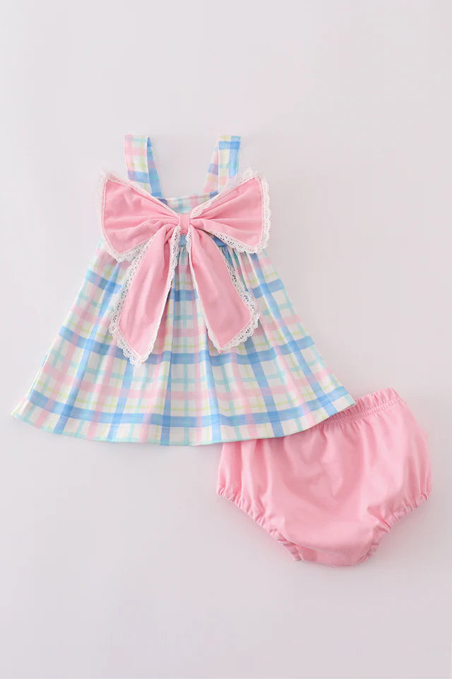 Bow Back diaper set