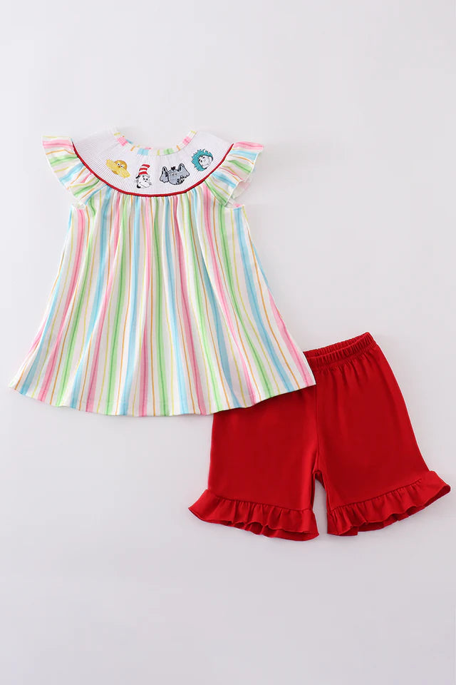 Dr. Suess Striped set